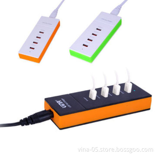 4-port AC travel charger